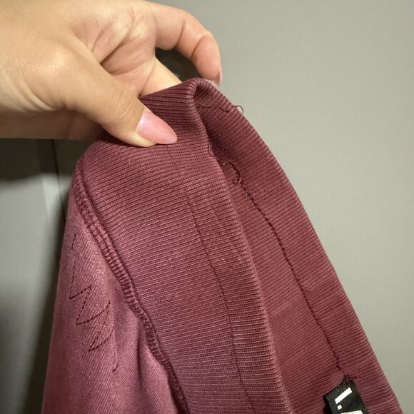 I.Am.Gia Women Josai Embroider Logo Wide Leg Sweatpants Pink Small Lounge Cozy - Picture 8 of 11